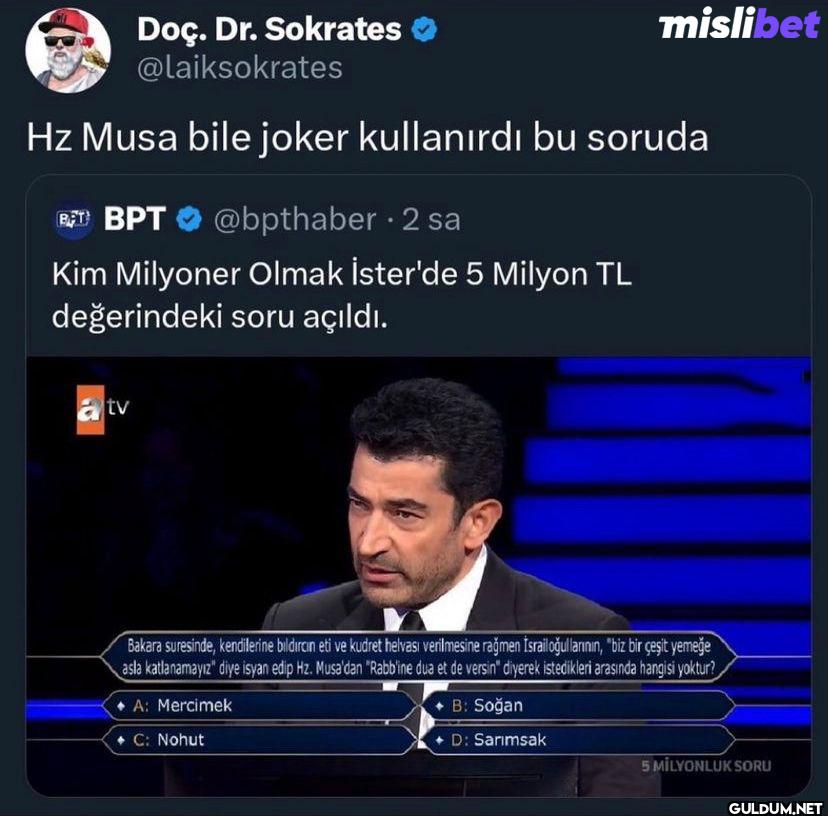 Hz Musa bile joker...