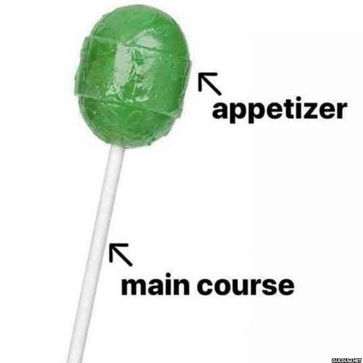 لا appetizer main course
