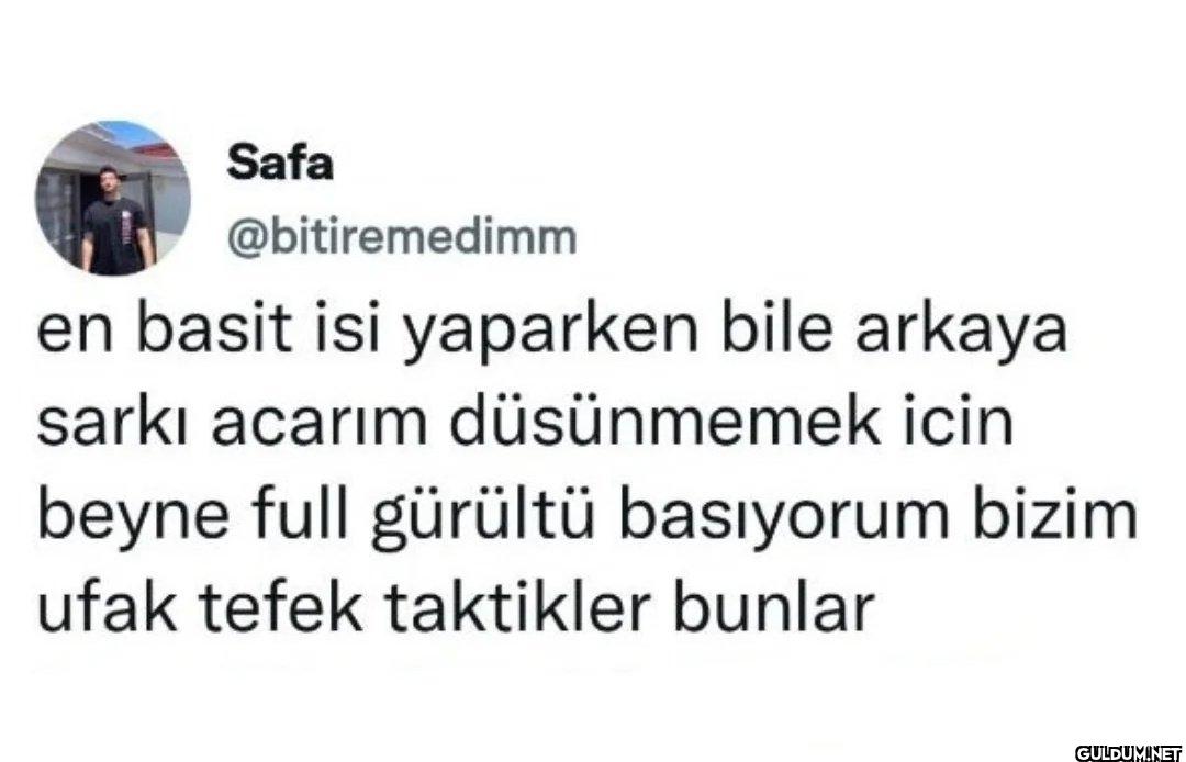 en basit isi yaparken bile...