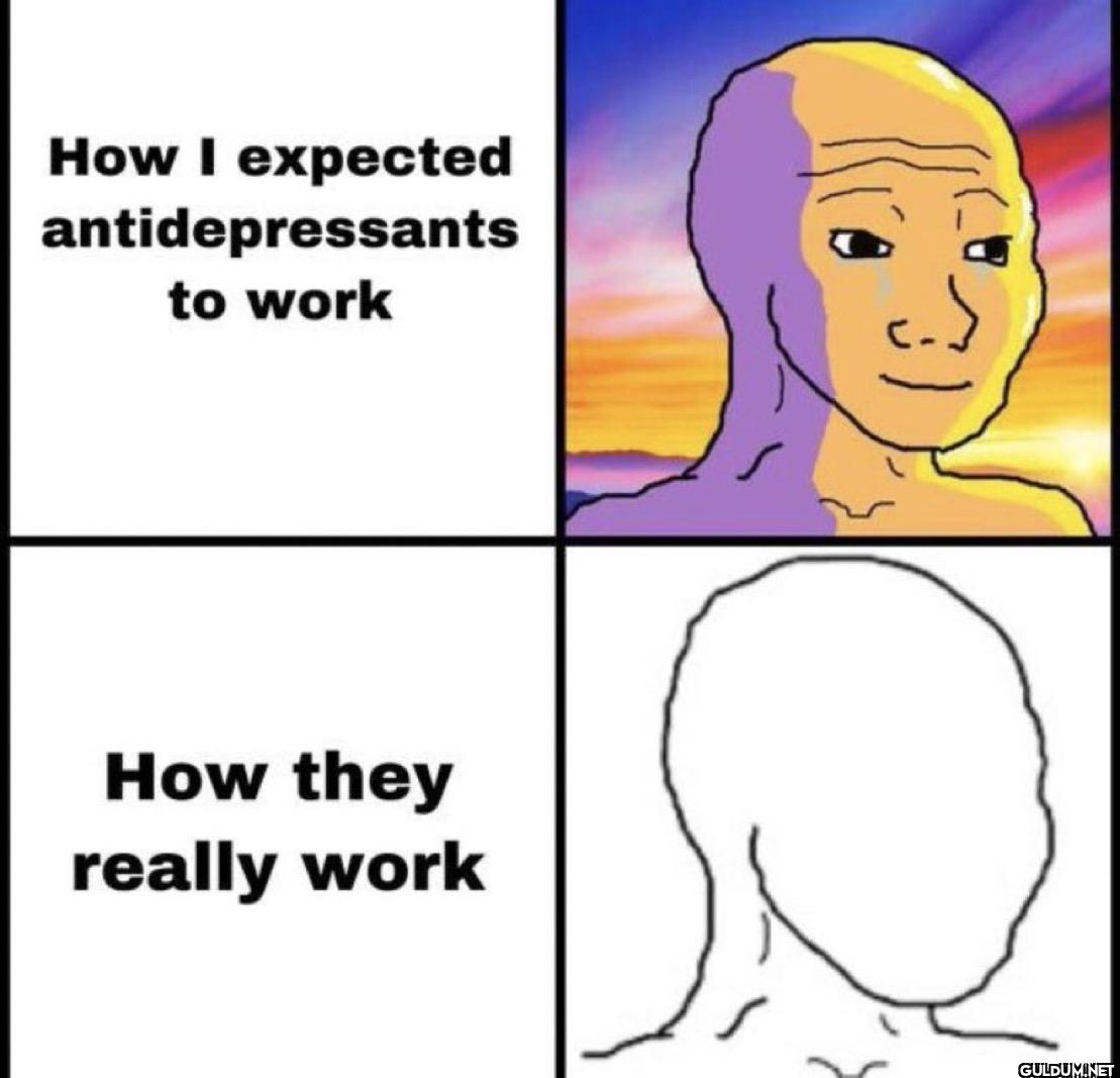 How I expected...