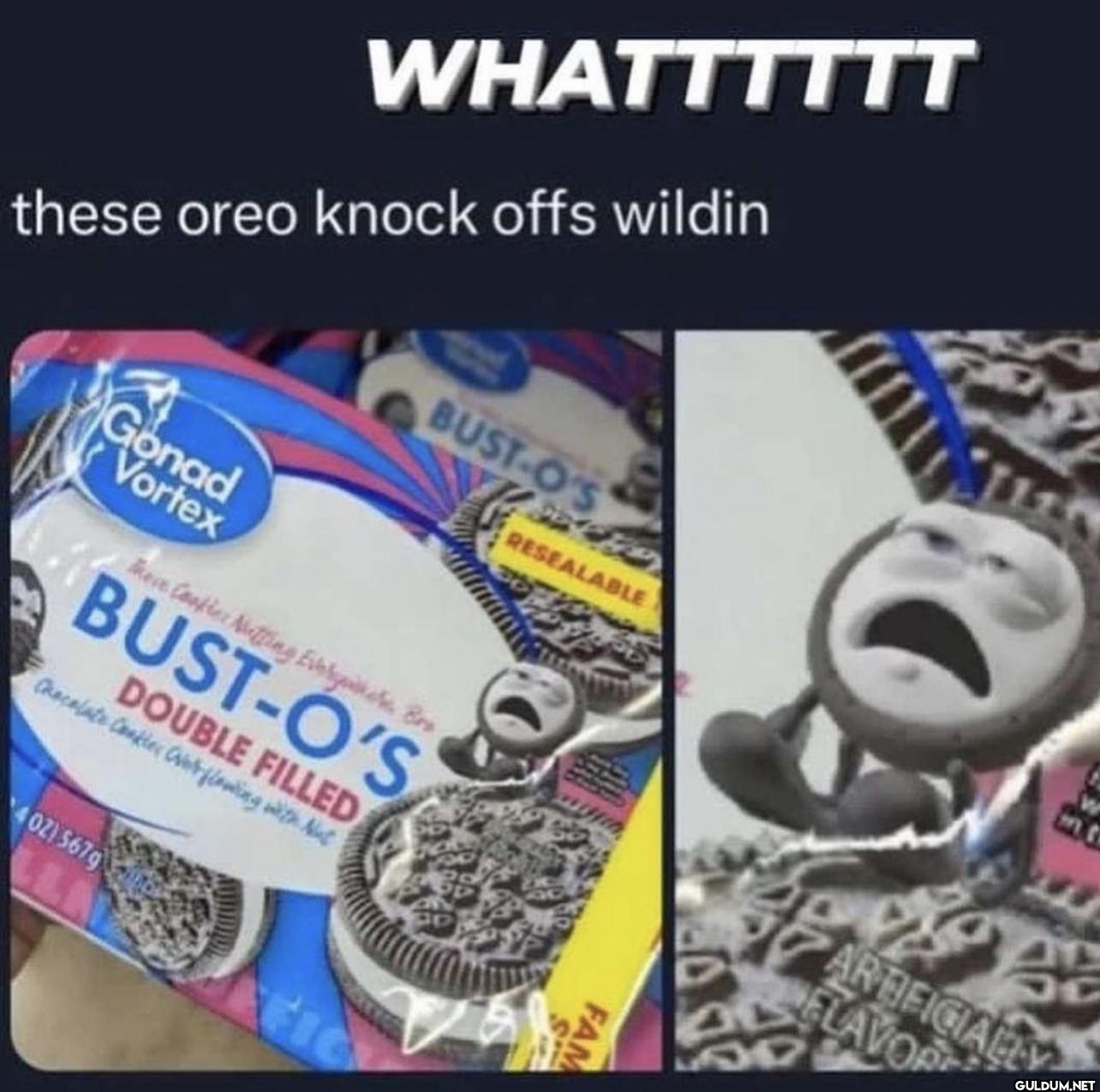 WHATTTTTT these oreo knock...