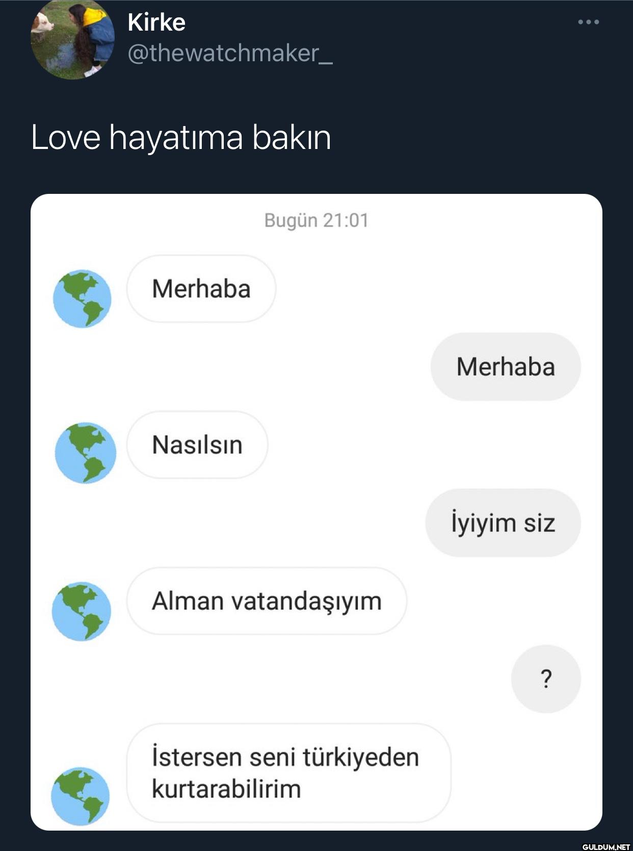 Love hayatıma bakın...