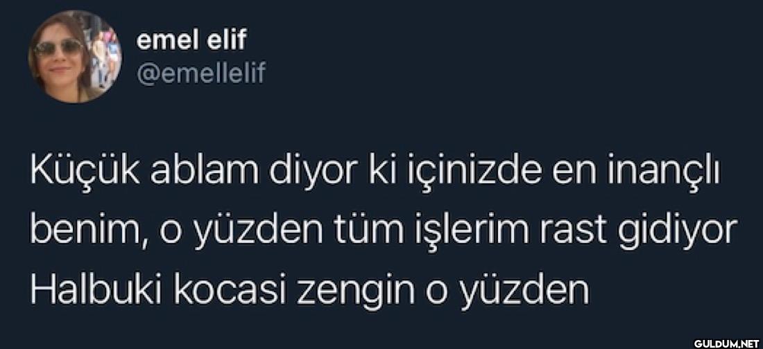Küçük ablam diyor ki...