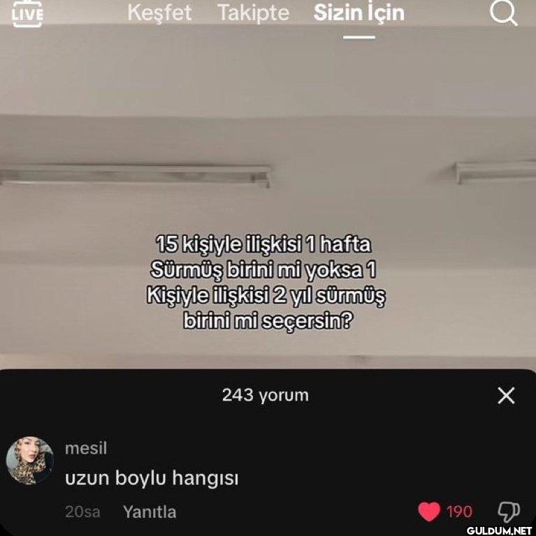 LIVE Keşfet Takipte Sizin...