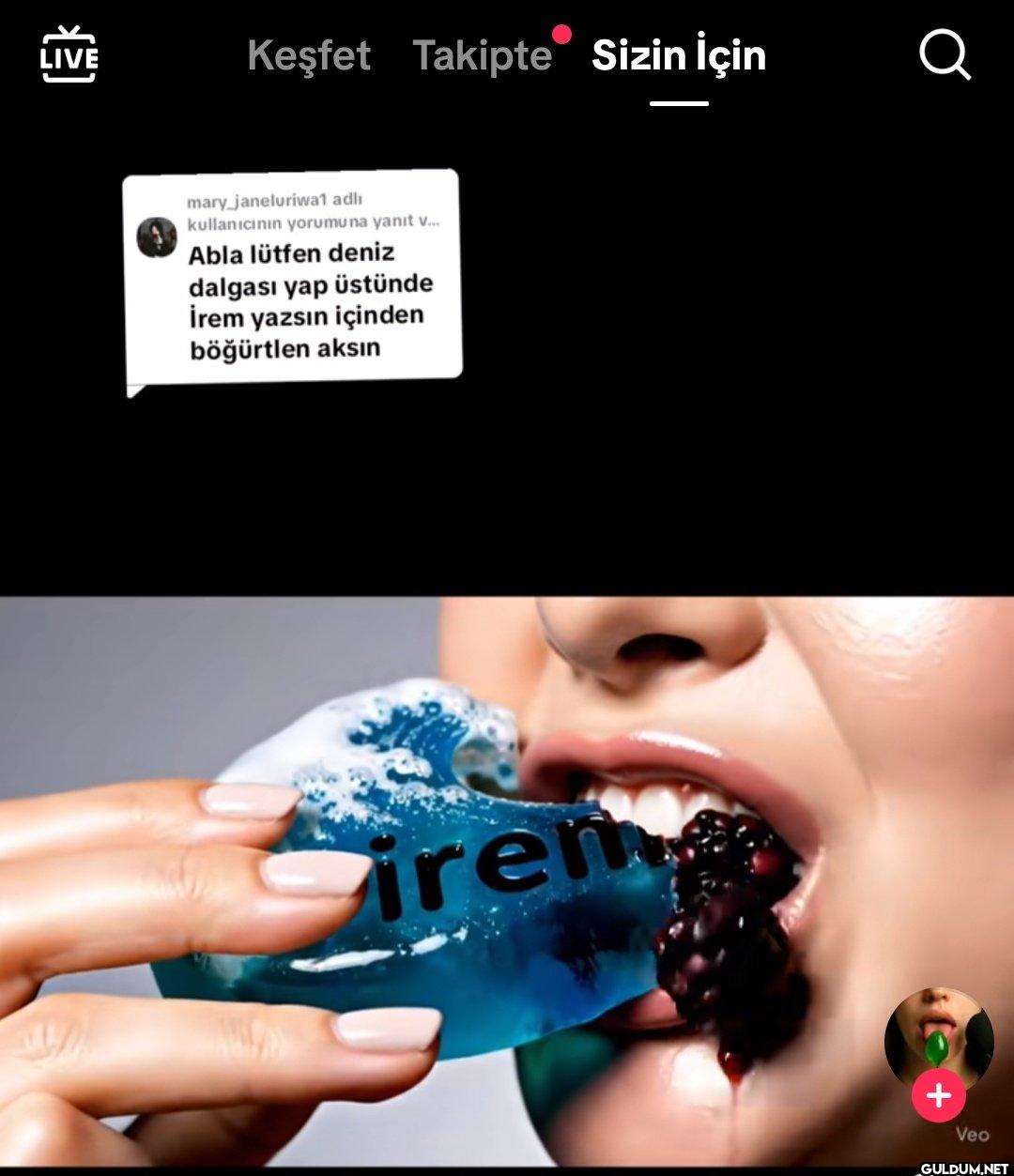 şu tarz bir video isteği...