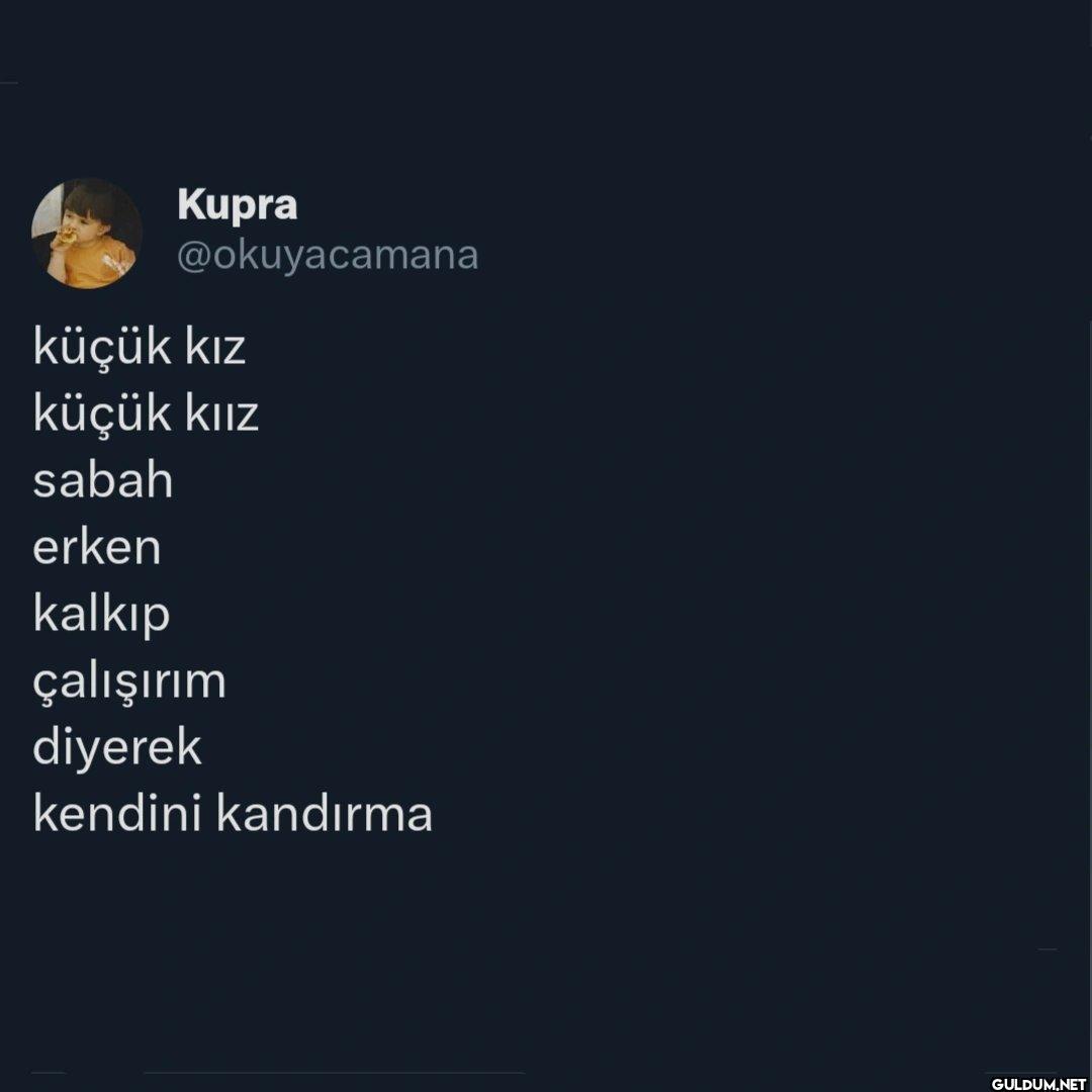 küçük kız küçük kiiz sabah...