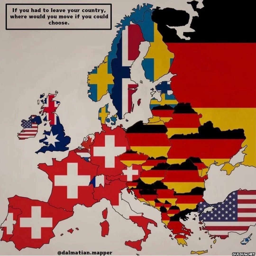 Europe split in two. ...