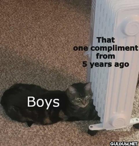 Boys That one compliment...