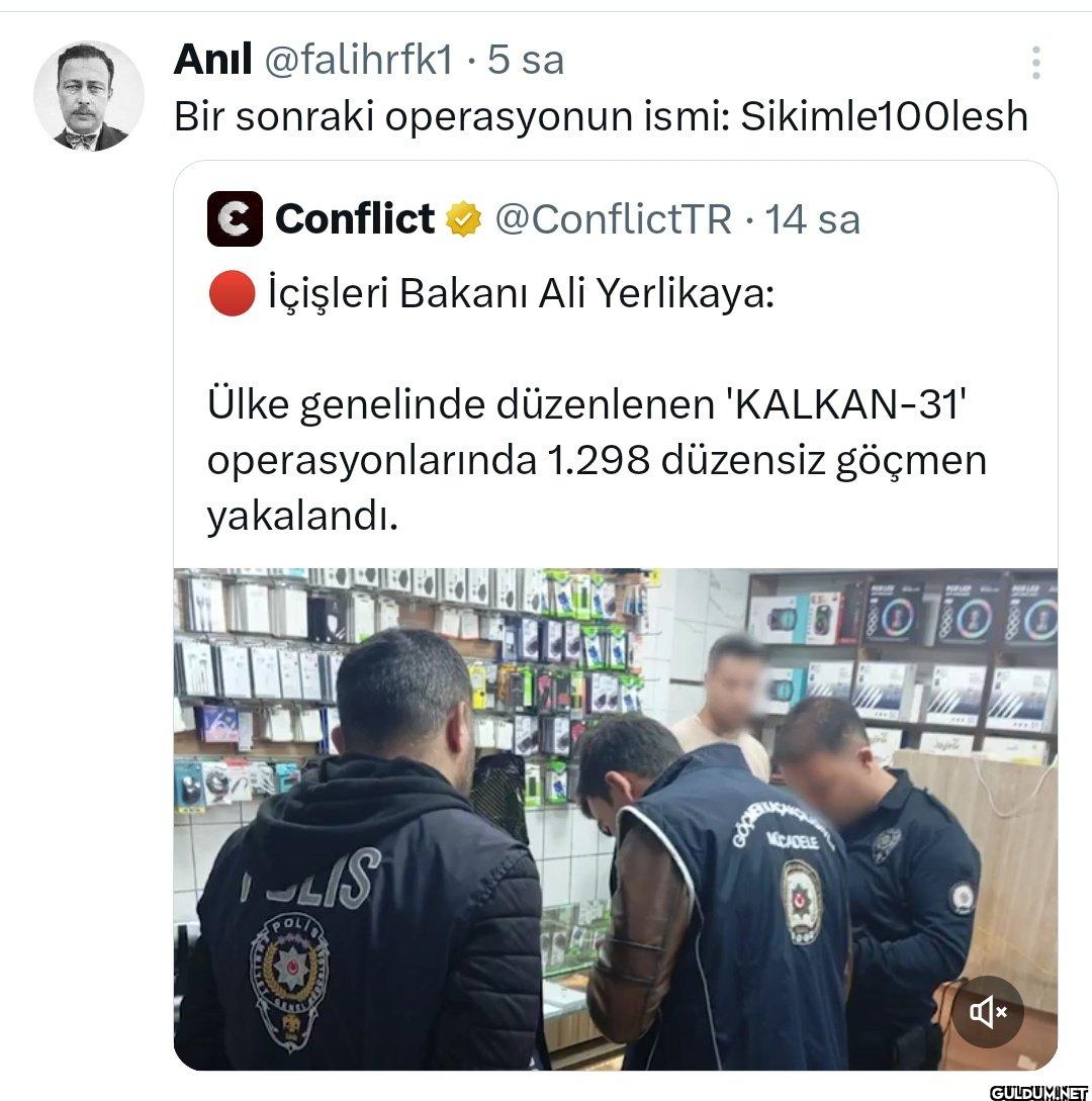 sa Bir sonraki operasyonun...