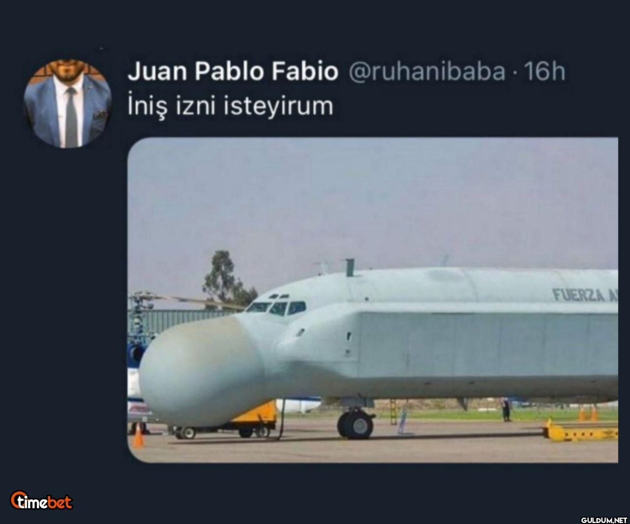 - 16h İniş izni isteyirum FUERZA A