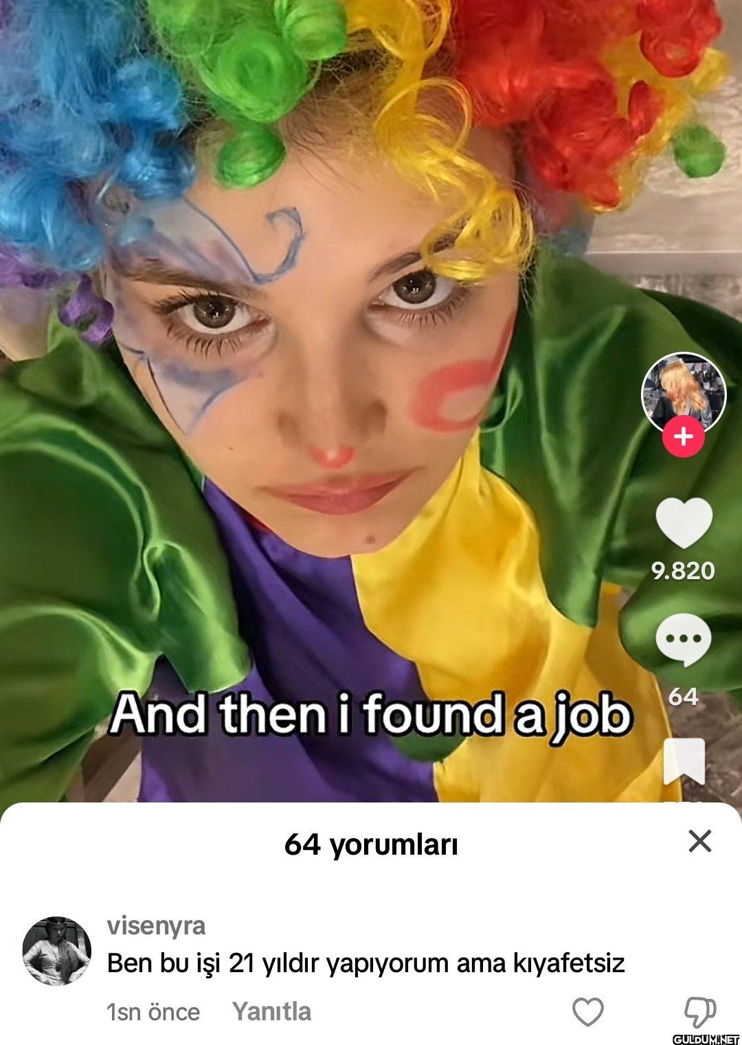 And then i found a job 64...
