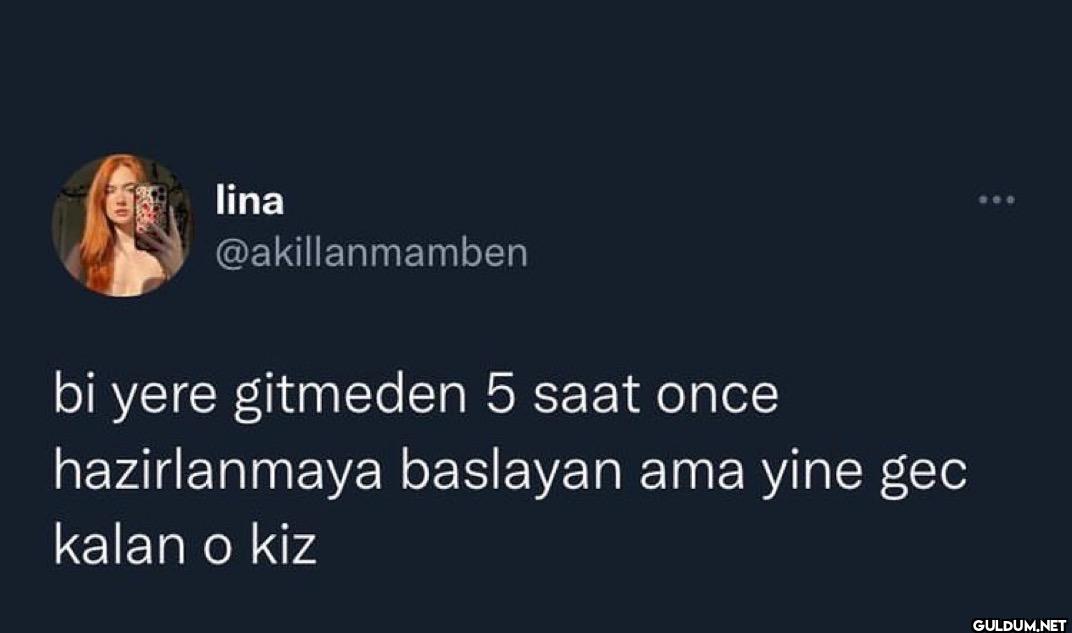 bi yere gitmeden 5 saat...