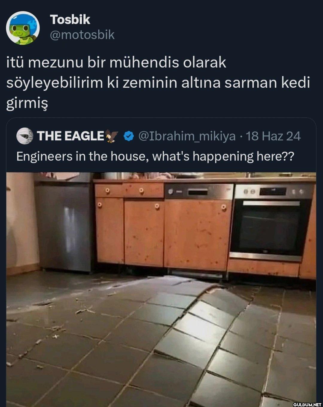 itü mezunu bir mühendis...
