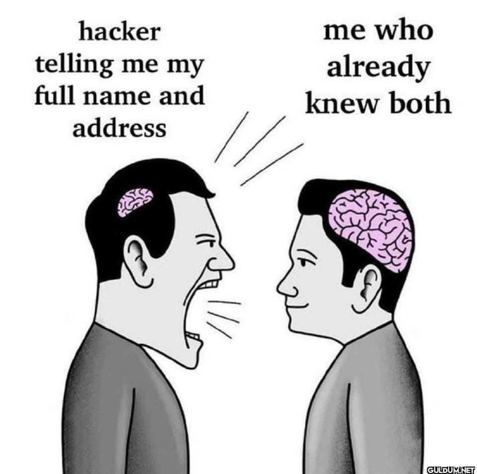hacker telling me my full...