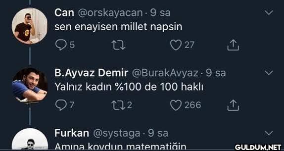 - 9 sa sen enayisen millet...