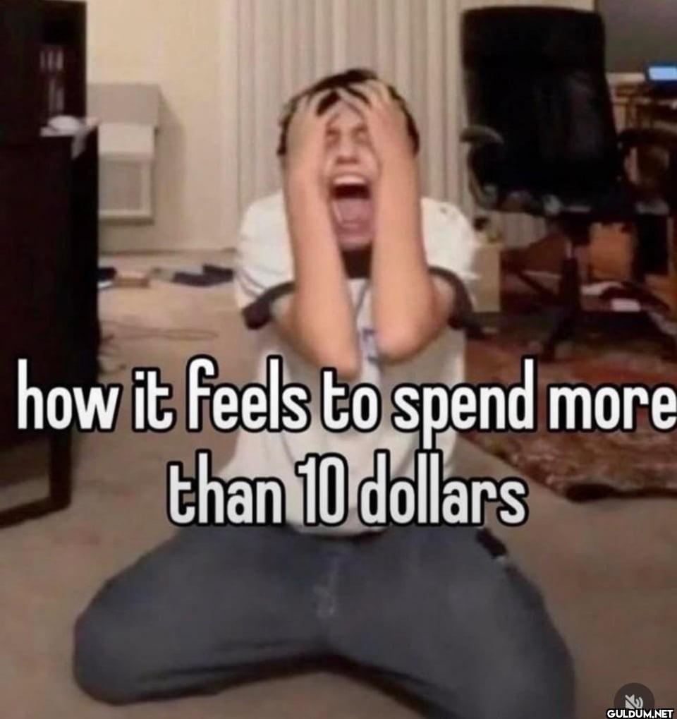how it feels to spend more...