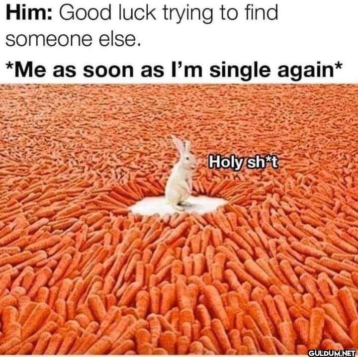 Him: Good luck trying to...