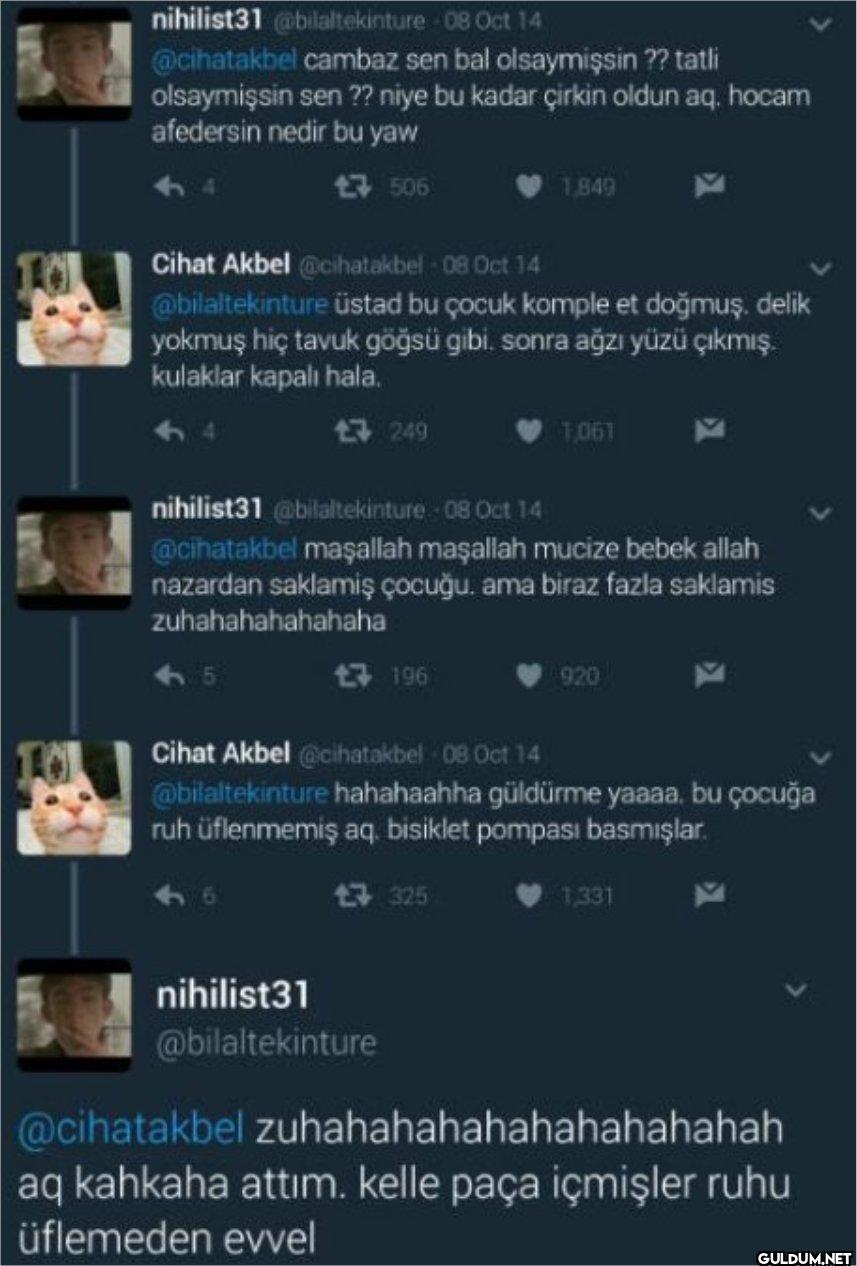 Oct 14 baldan tatlı...