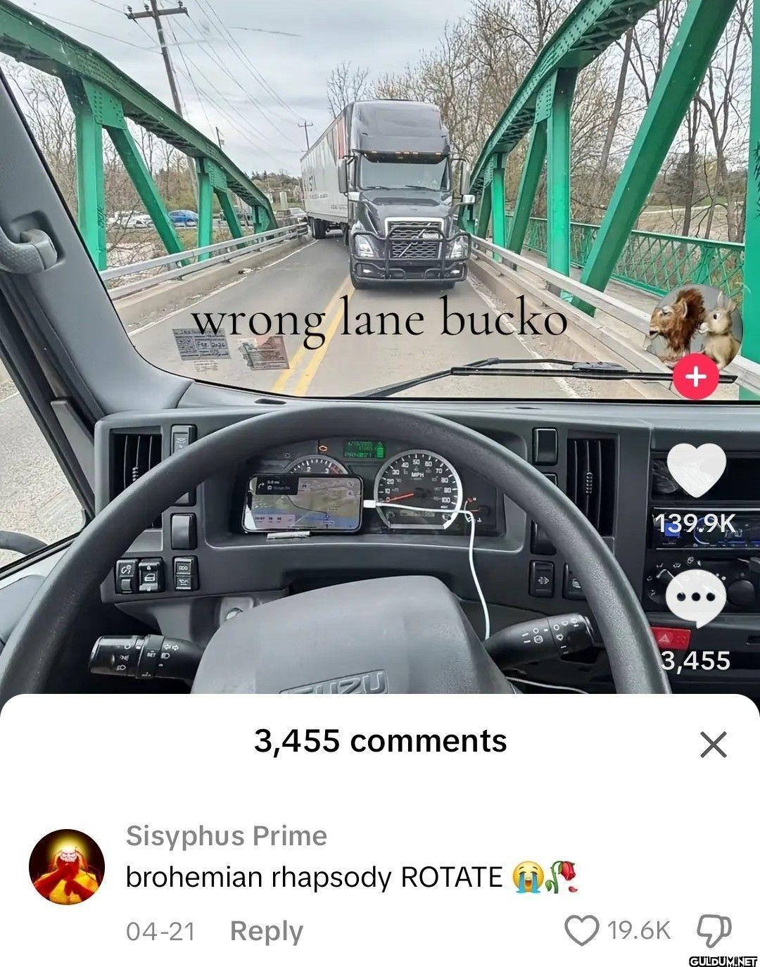 wrong lane bucko 139.9K...
