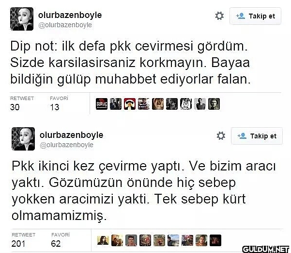 * Takip et Dip not: ilk...