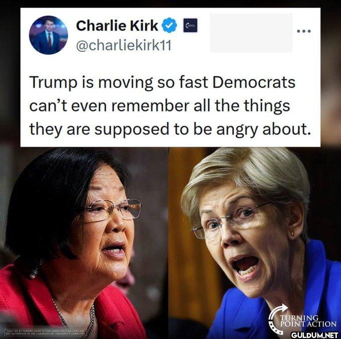 Trump is moving so fast...