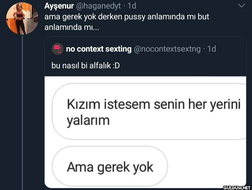 · 1d ama gerek yok derken...