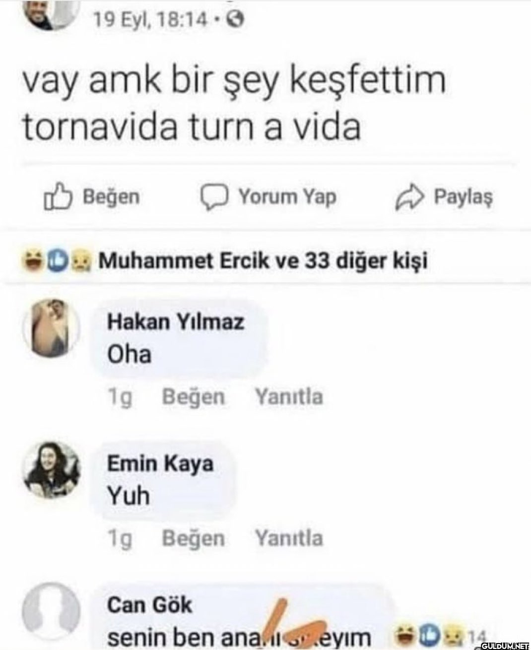 19 Eyl, 18:14. vay amk bir...