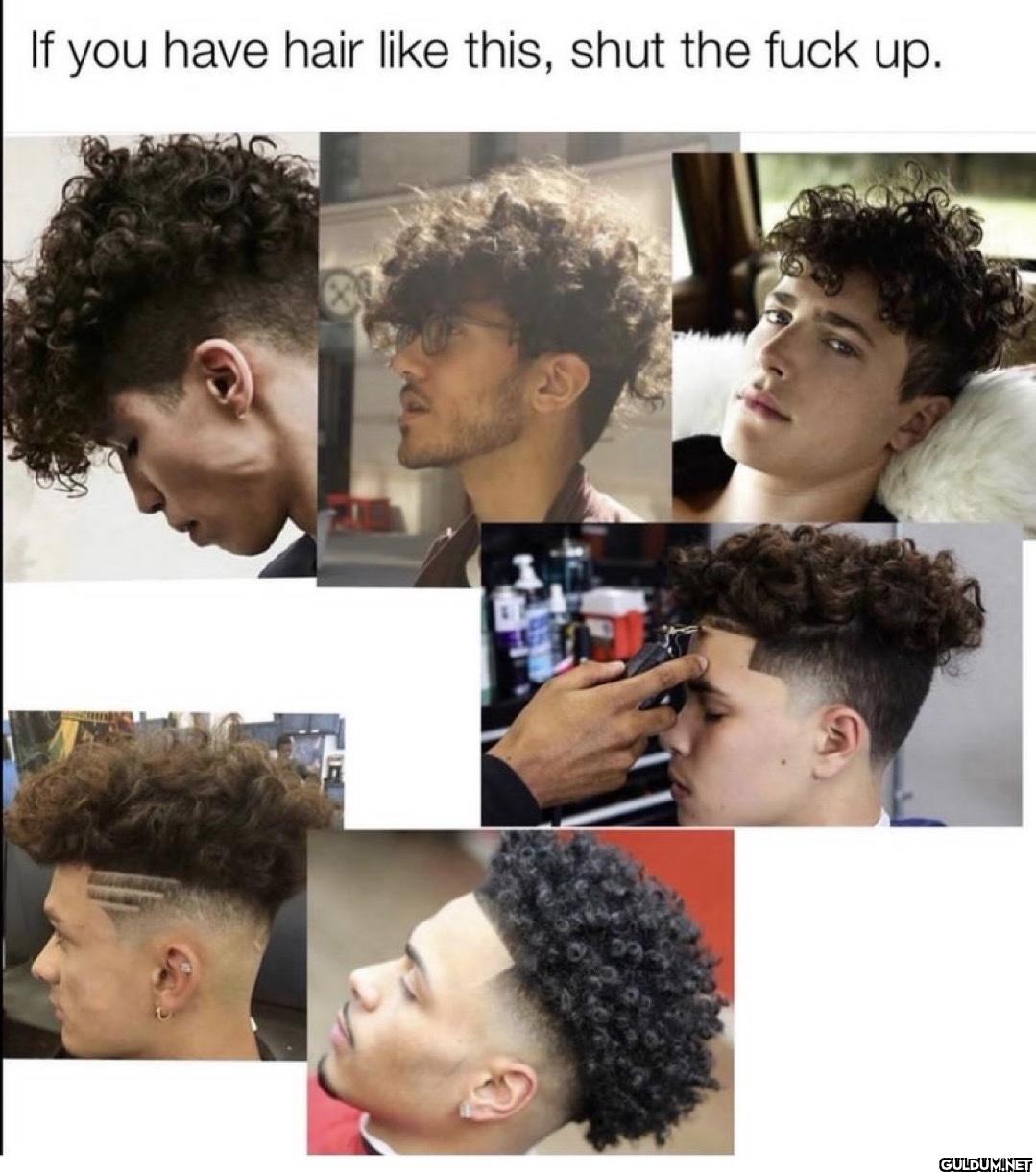 please    If you have hair...