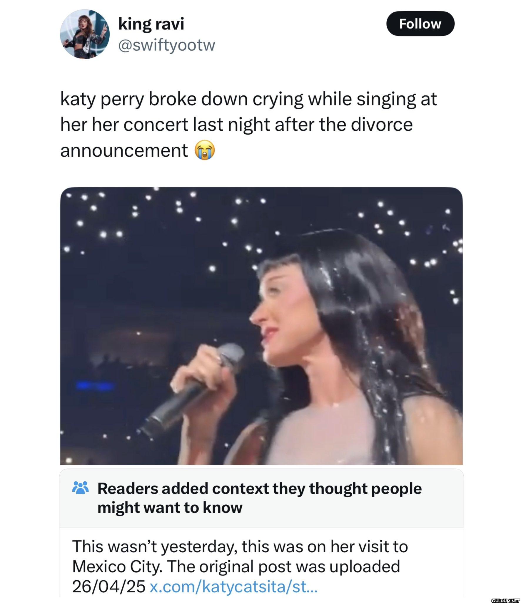 Follow katy perry broke...