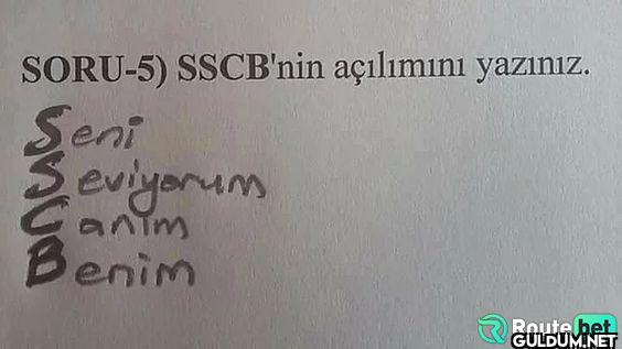 SORU-5) SSCB'nin açılımını...