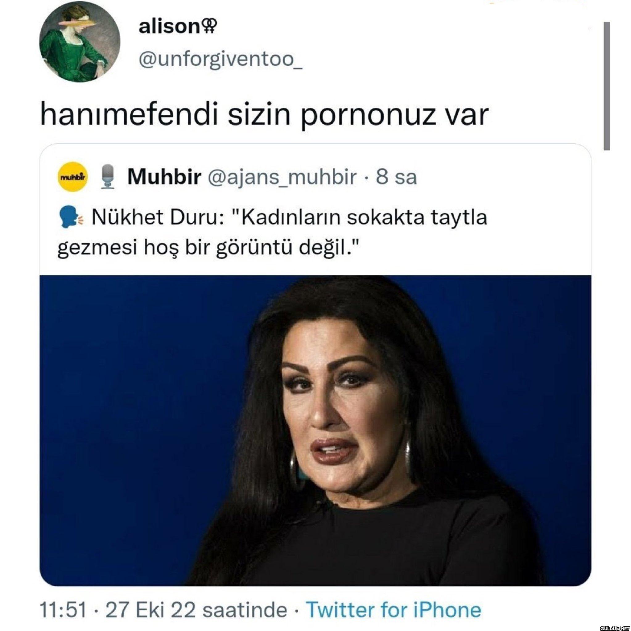hanımefendi sizin pornonuz...
