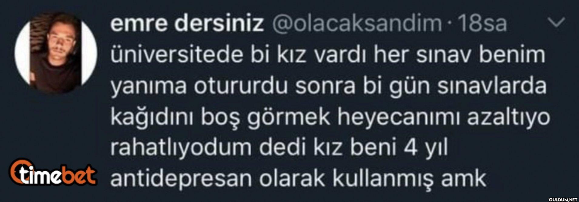 18sa Üniversitede bi kız...