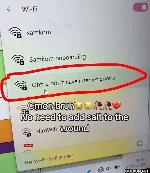 Wi-Fi samkom Samkom...