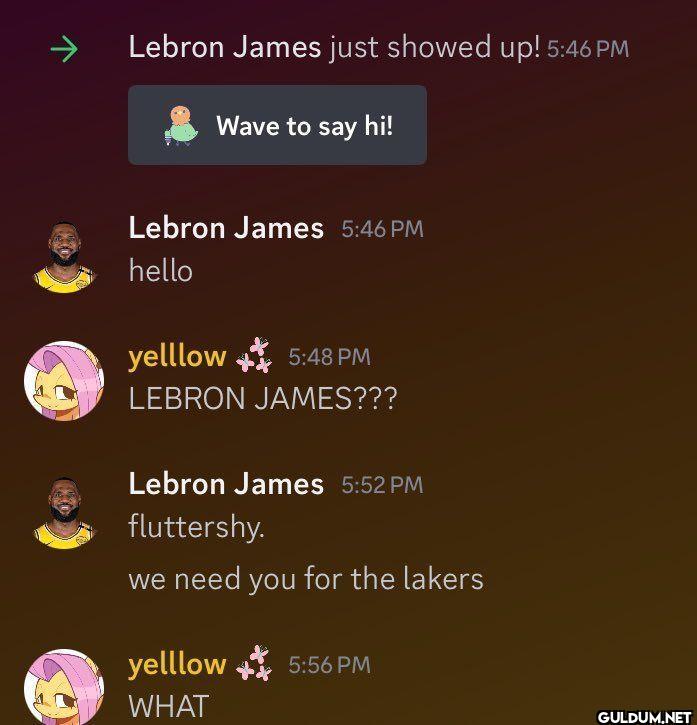 Lebron James just showed...