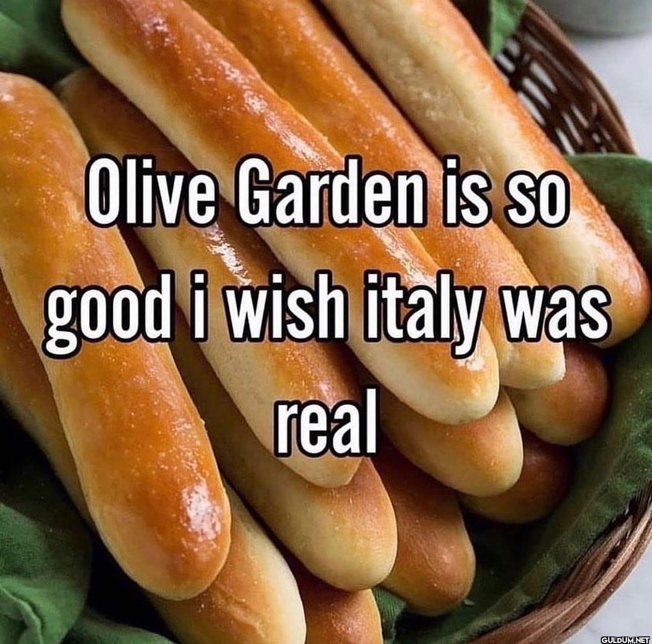 Olive Garden is so good i...