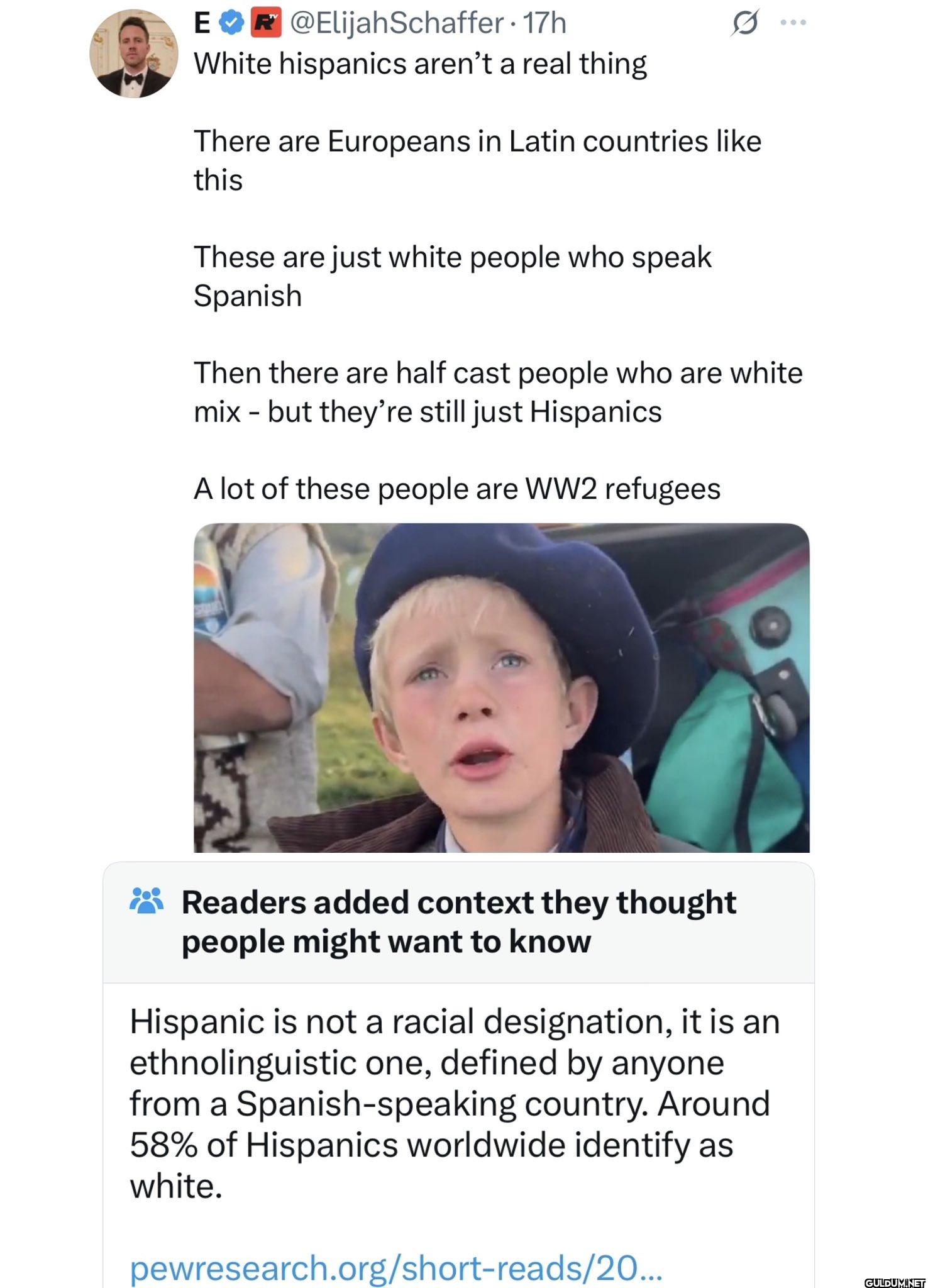 • 17h White hispanics...