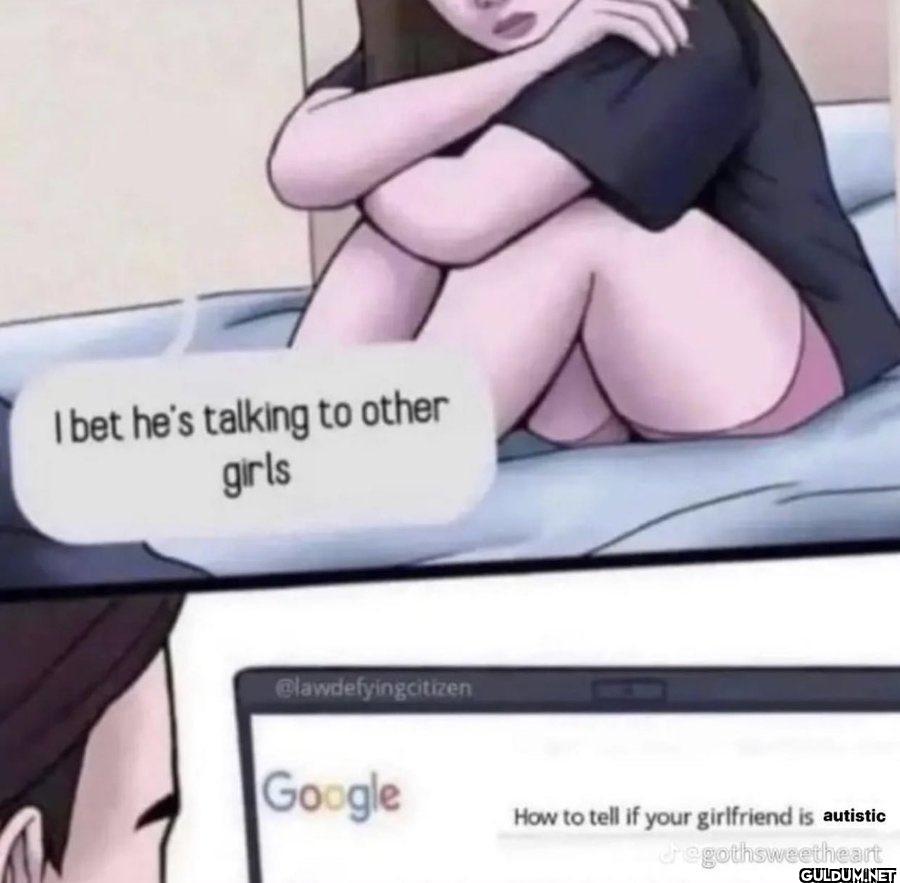 I bet he's talking to...