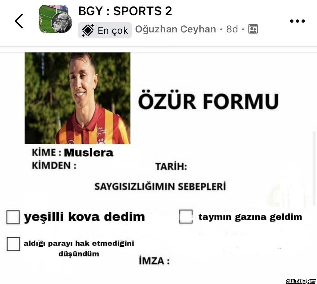 Muslera özür formu    BGY...