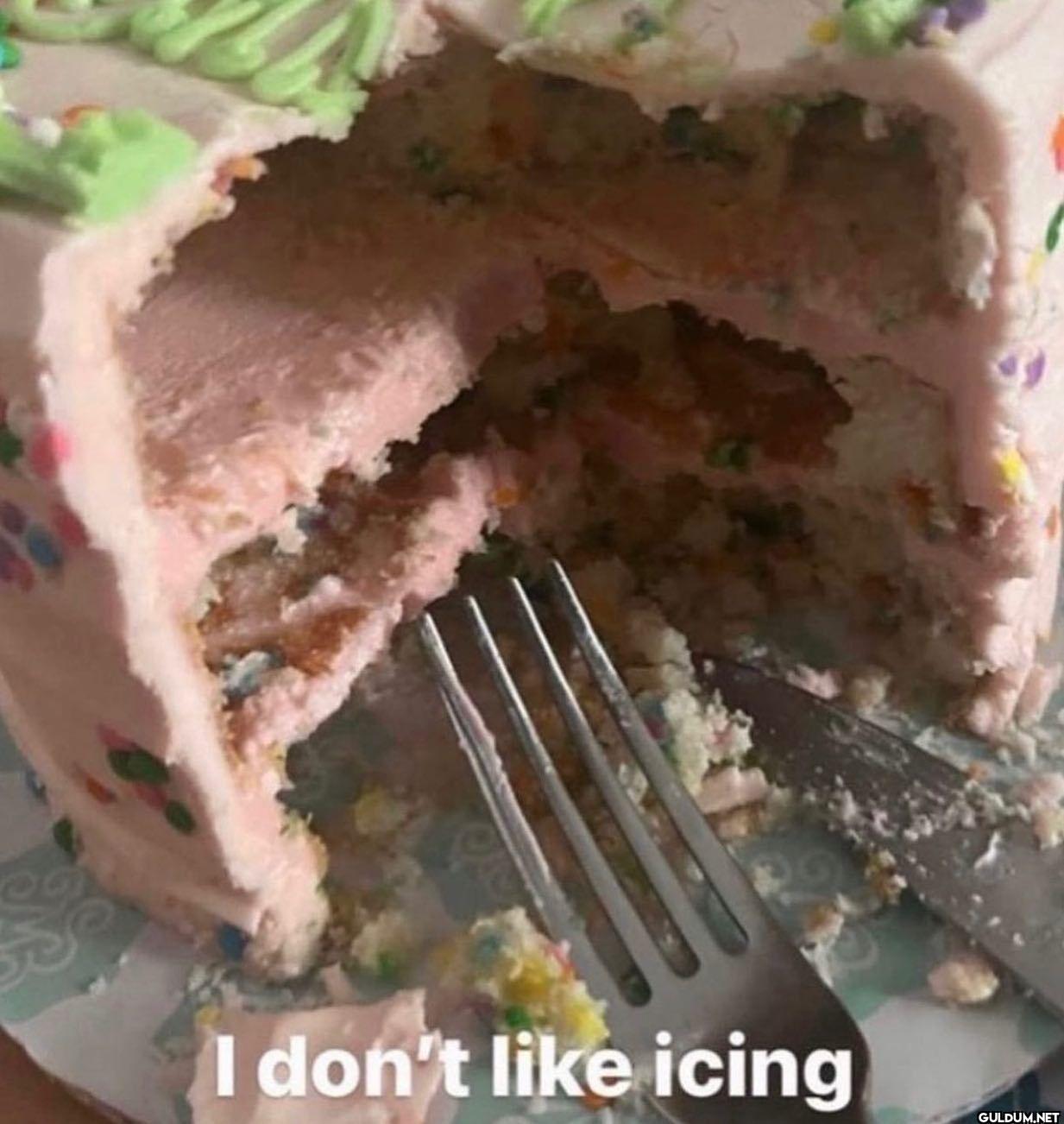 I don't icing