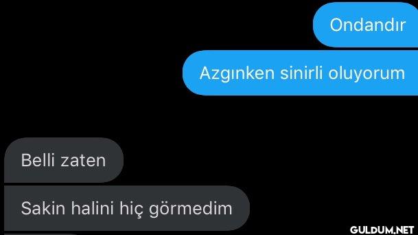 Belli zaten Ondandır...