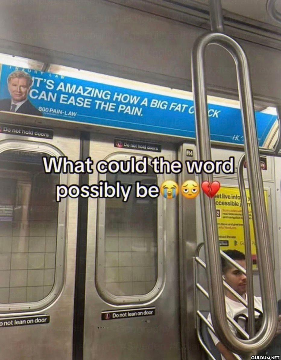 IT'S AMAZING HOW A BIG FAT...