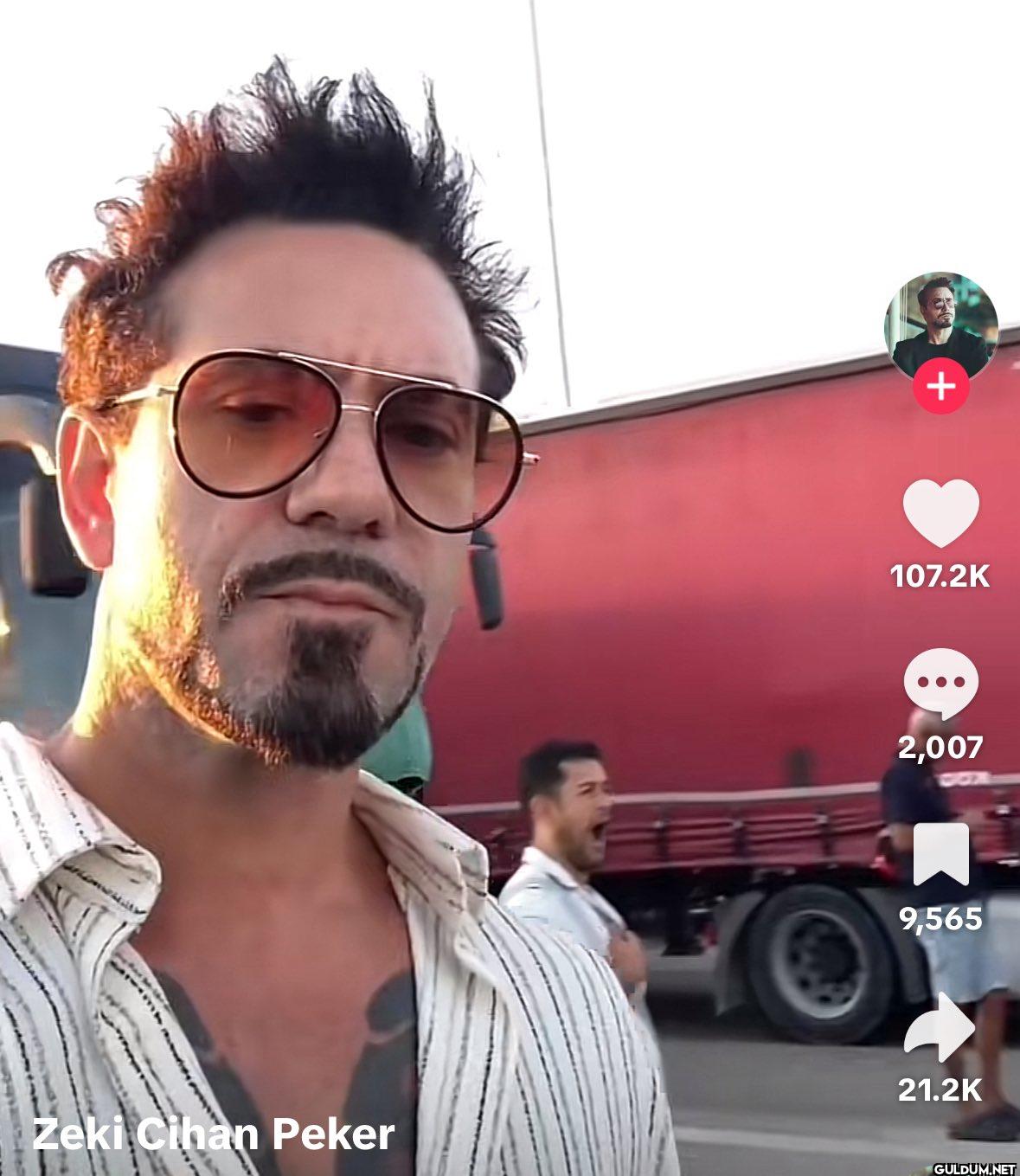 çakma Tony stark    bizim...