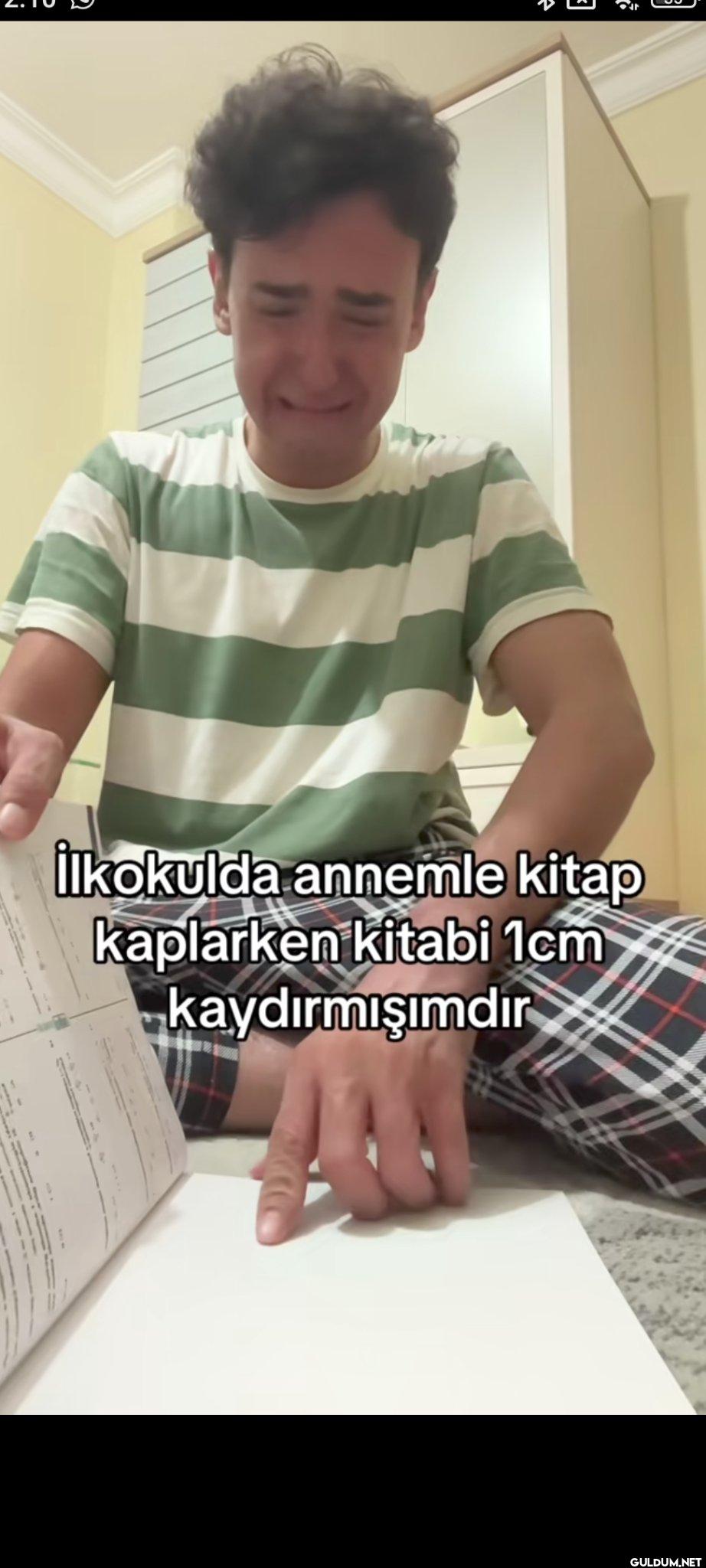 ilkokulda annemle kitap...