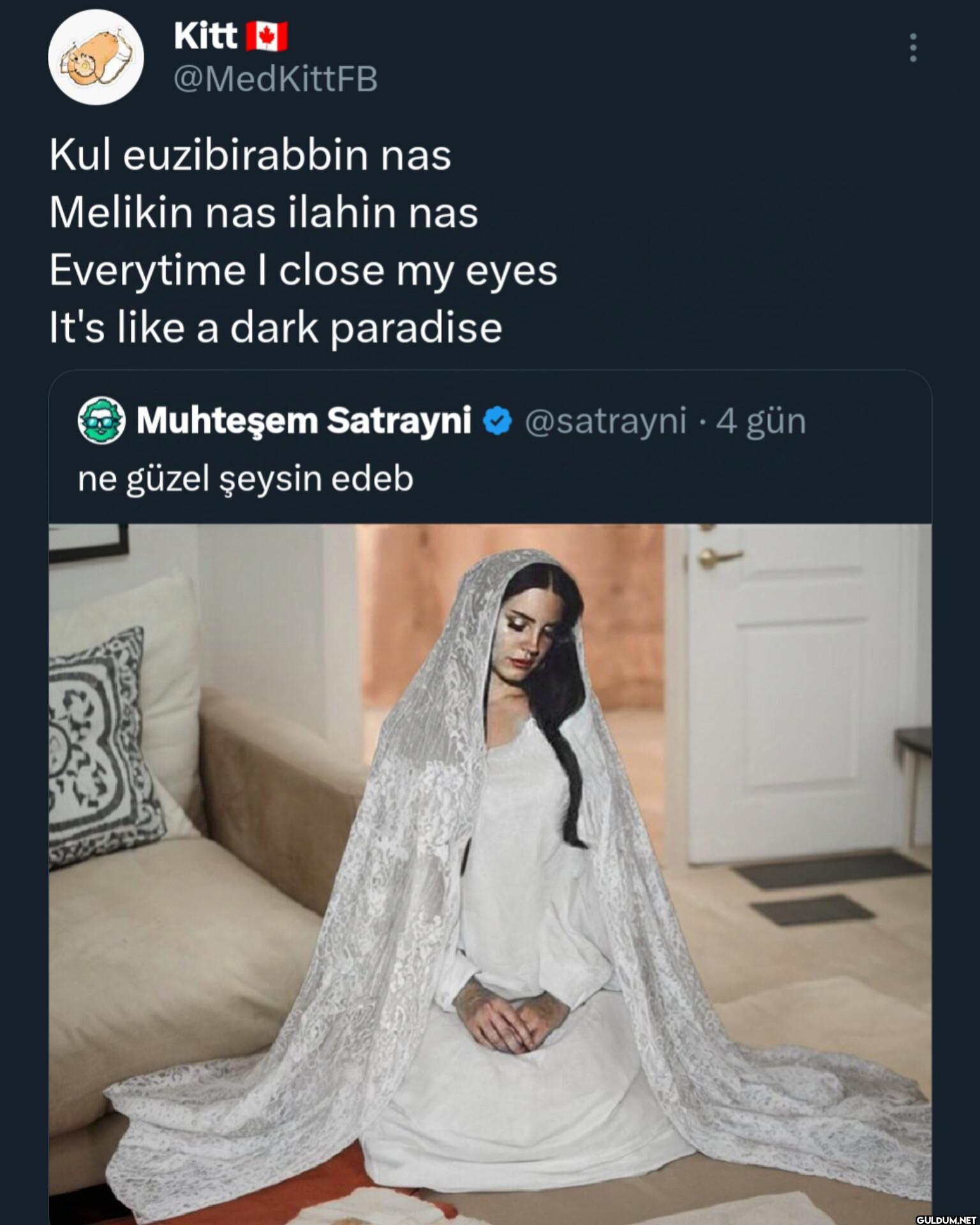 Kul euzibirabbin nas...