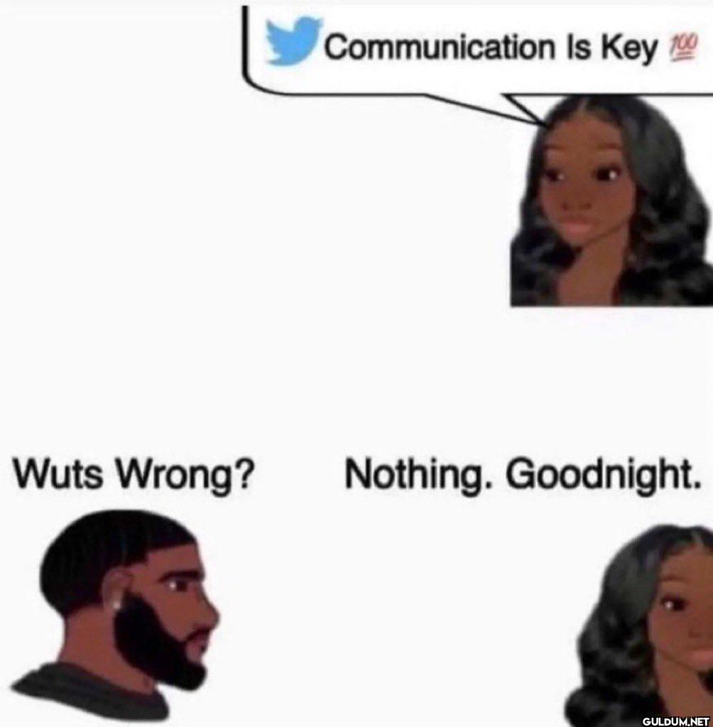 Communication Is Key Wuts...