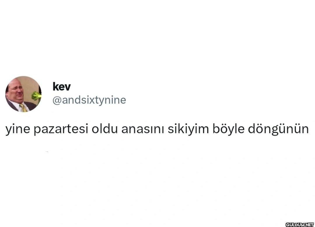 yine pazartesi oldu...