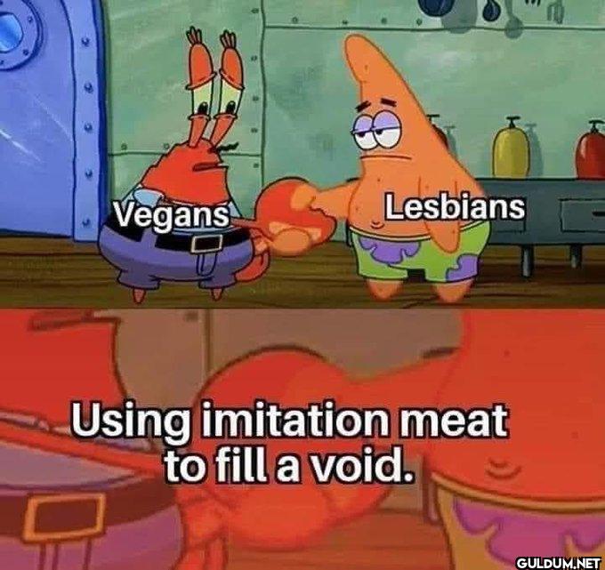 ︎ ︎ ︎ ︎    Vegans Lesbians...