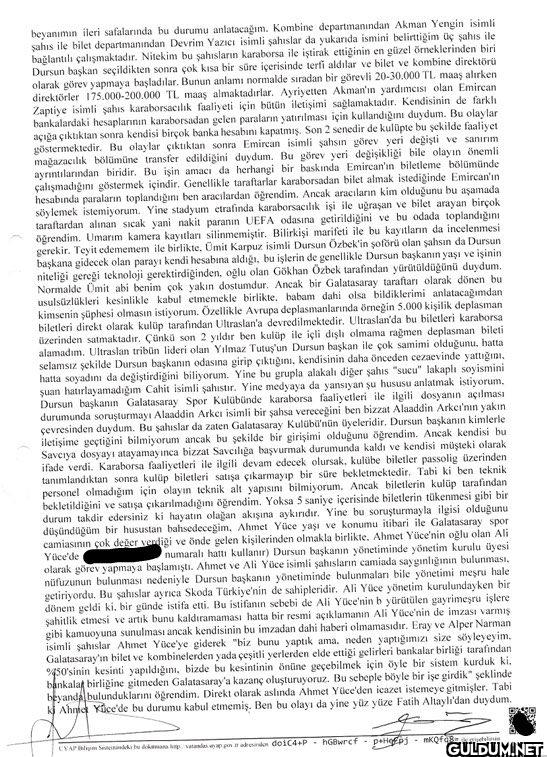 Şunu biz yapsak gs,...