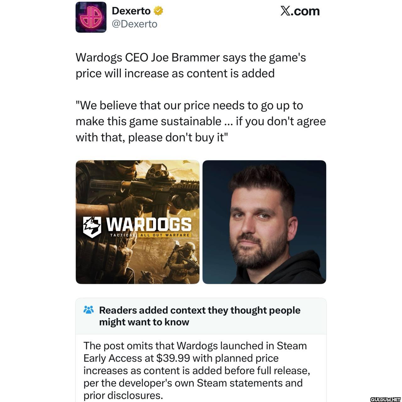 X.com Wardogs CEO Joe...