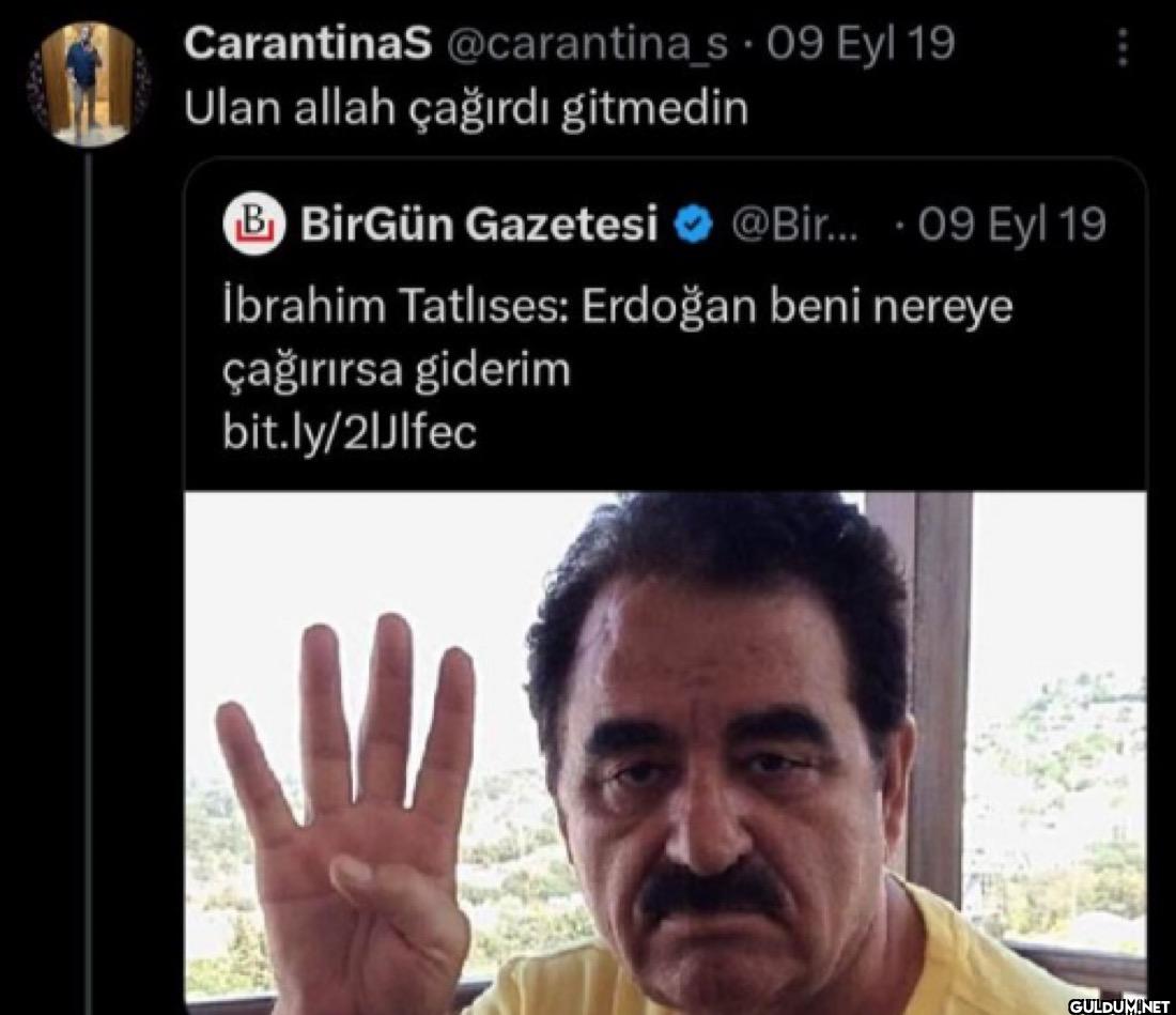 09 Eyl 19 Ulan allah...
